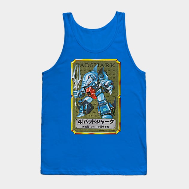 Battle Beasts - Rad Shark Tank Top by retroworldkorea